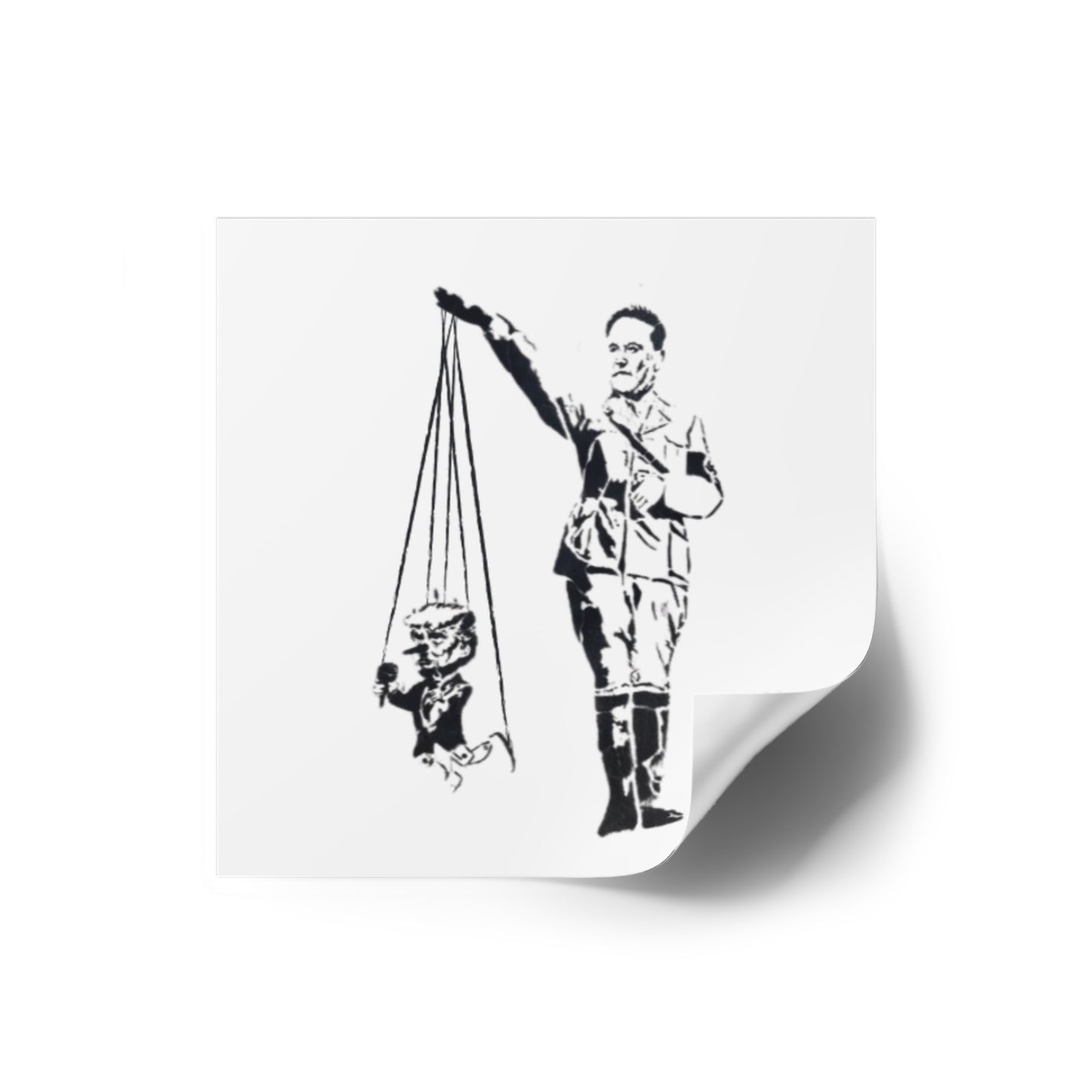 Puppetmaster Elon Sticker